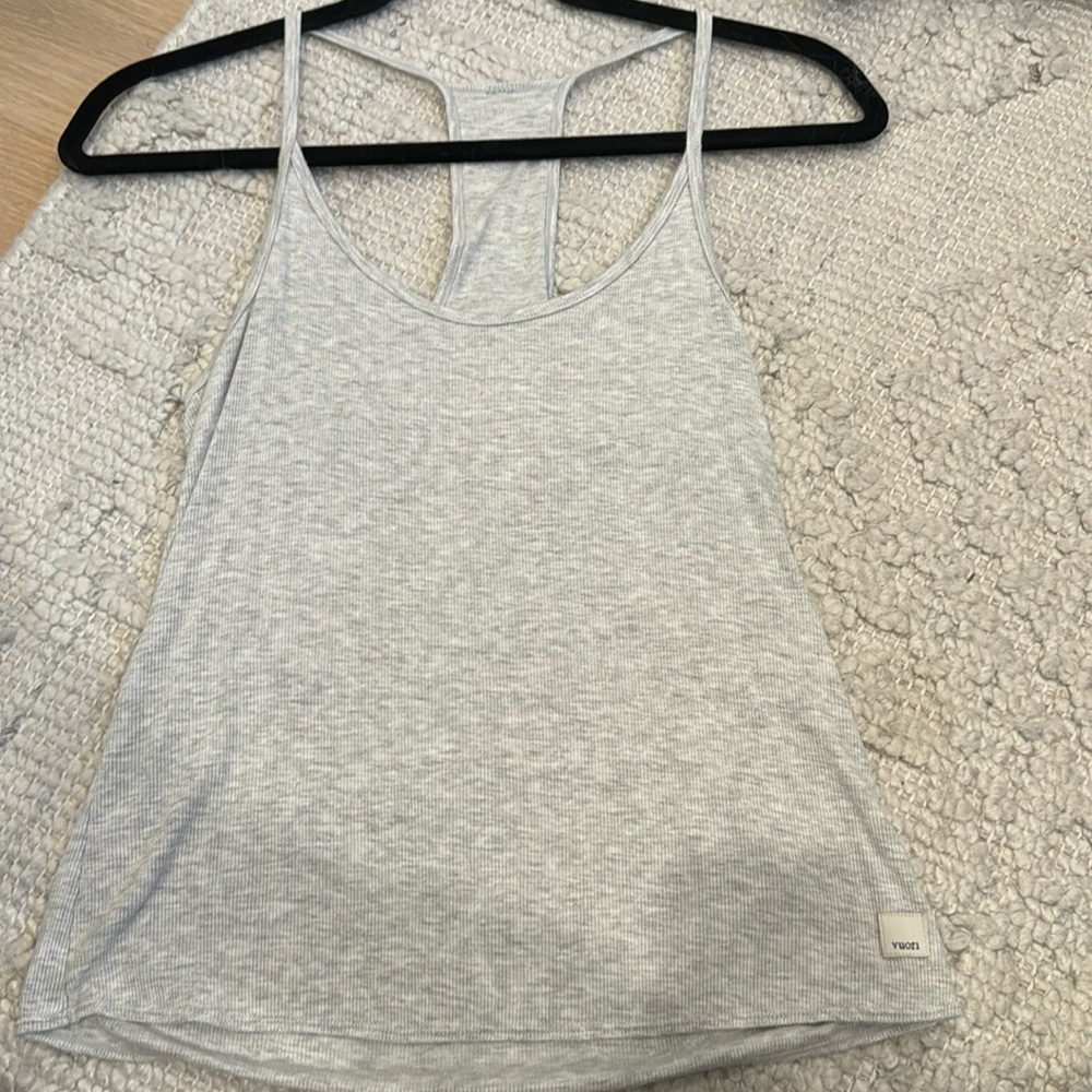Vuori Light Heather Grey Tank Top - XS